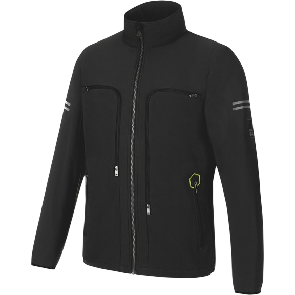 Schwarze WÜRTH MODYF Fusion Thermojacke leicht.